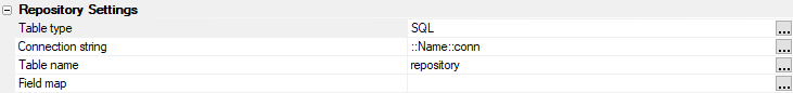 Repository Settings Properties